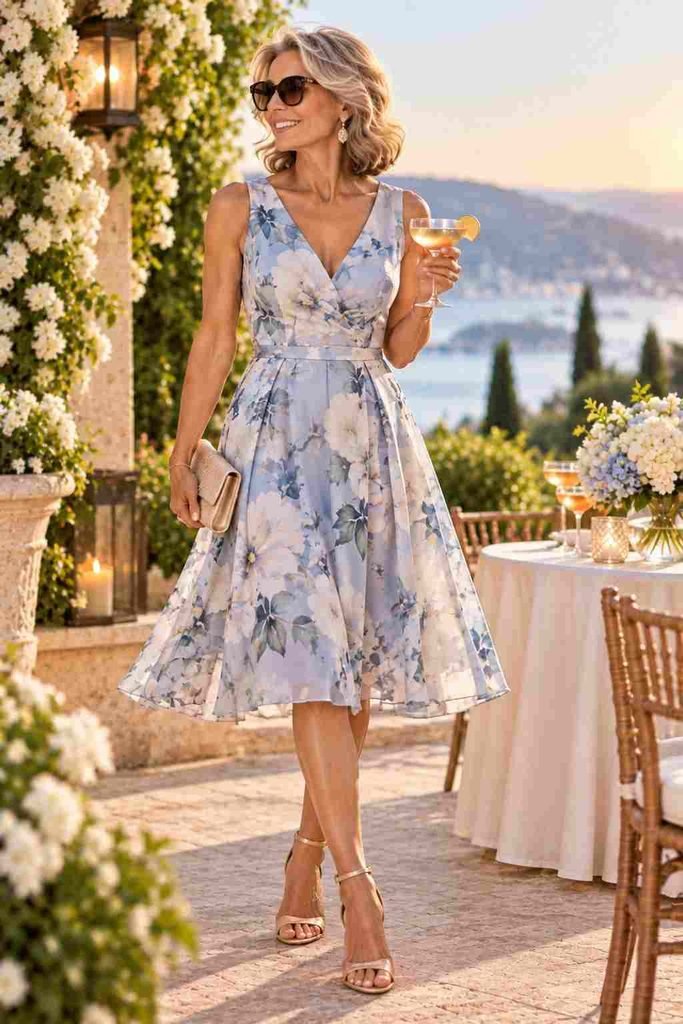  women over 50A-Line Cocktail Dress