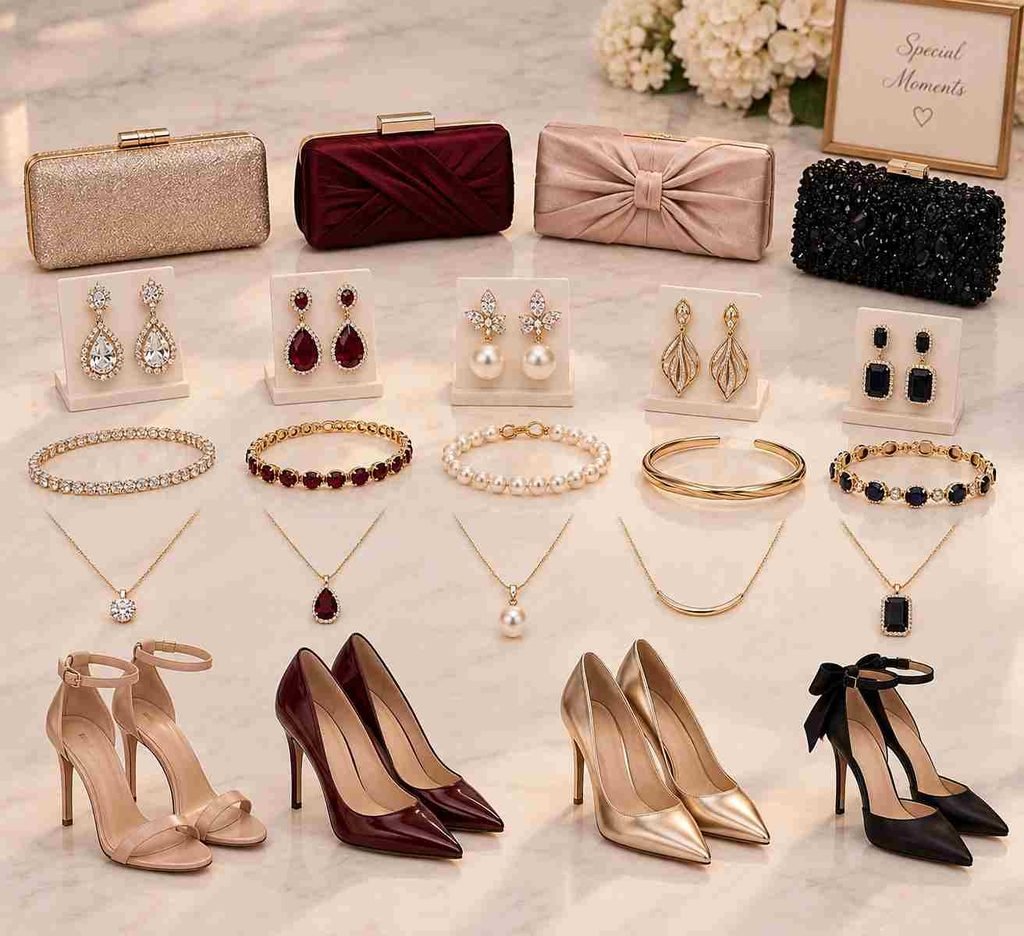 Accessories for cocktail attire for women