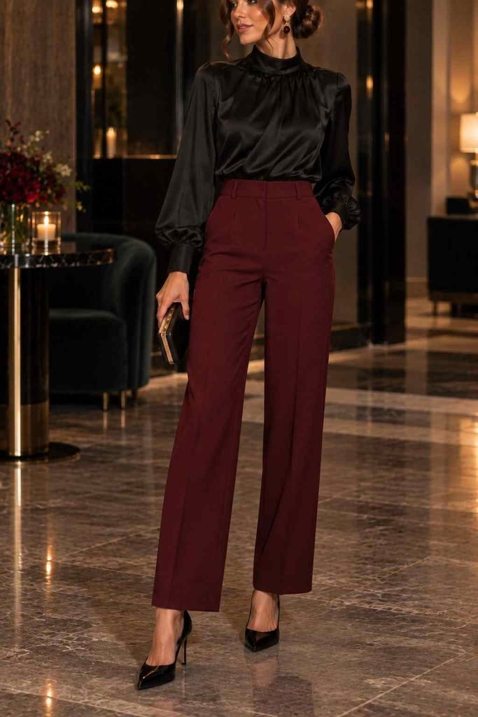 Burgundy Pants