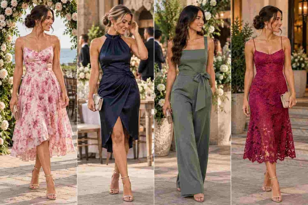 Cocktail Attire for Women Wedding
