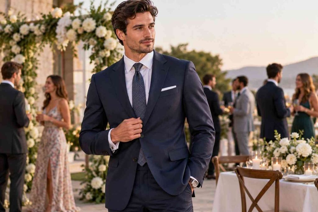 Cocktail attire men wedding