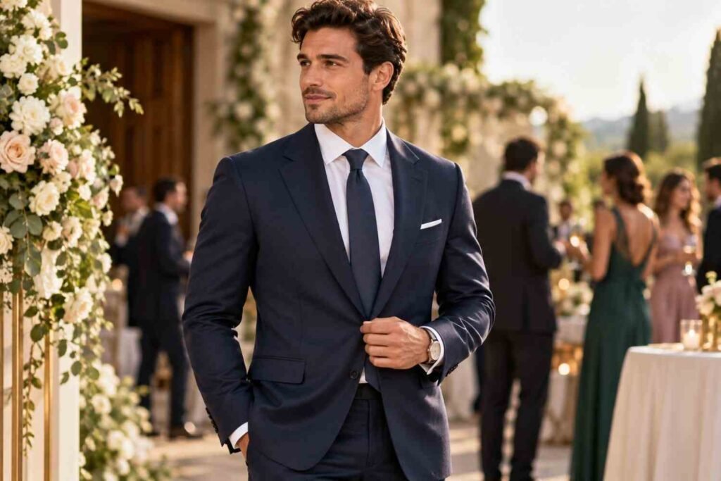 Cocktail attire men wedding