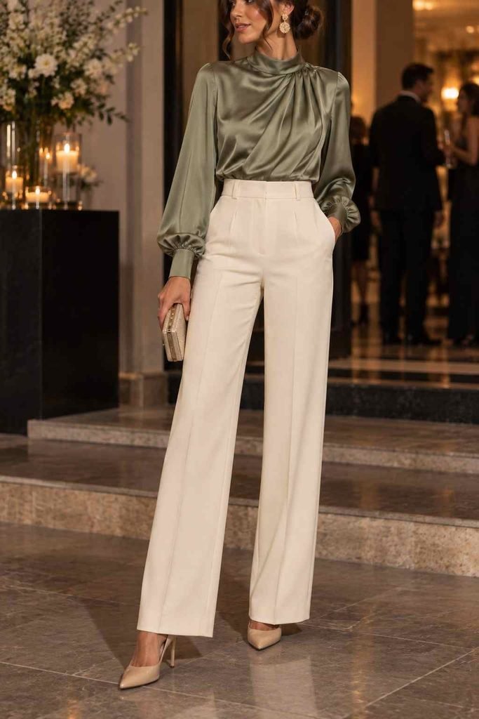Cream Trousers
