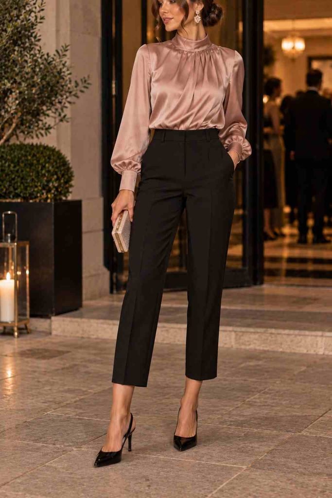 Cropped Tailored Pants