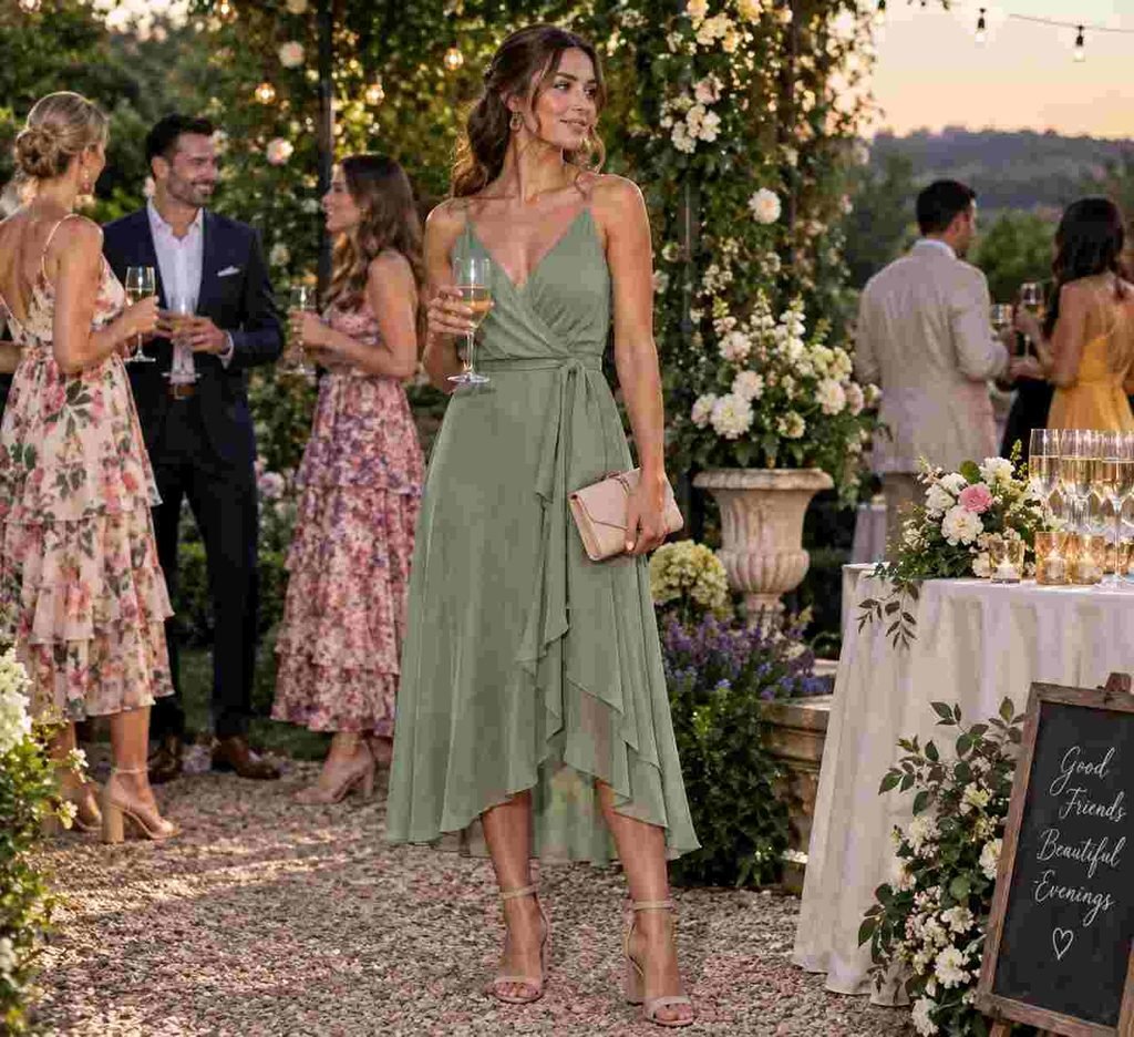 Garden Cocktail Attire Female