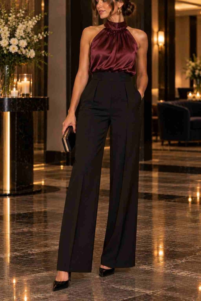 High-Waisted Trousers