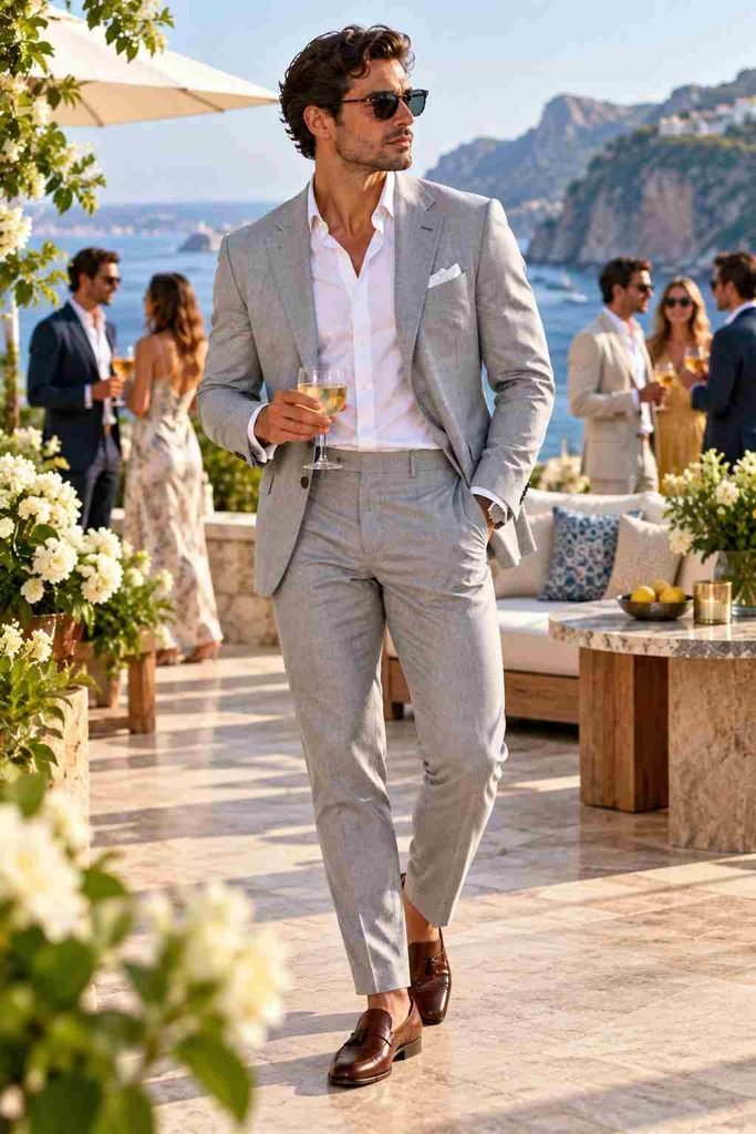 summer cocktail attire men