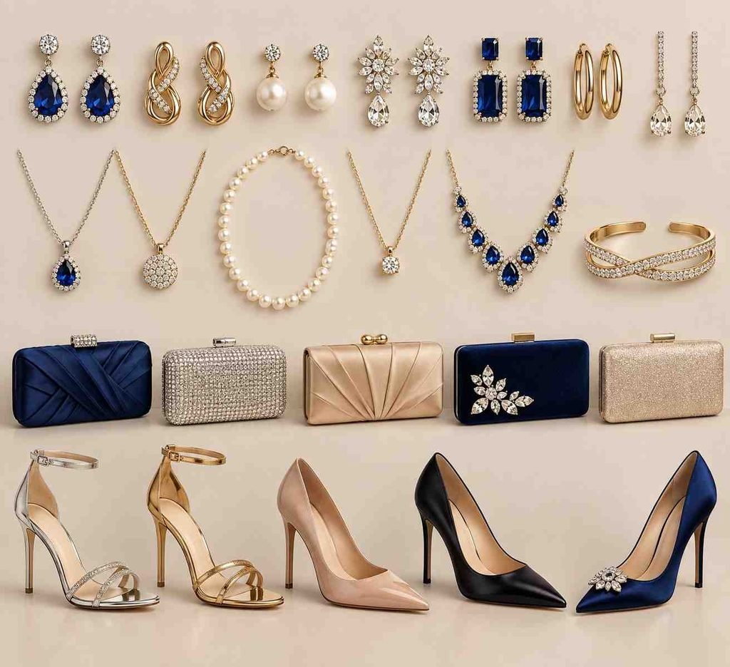 Luxury Accessories Lookbook Flat Lay