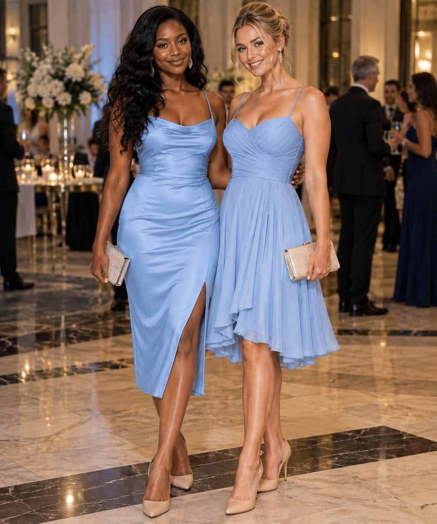 Royal Blue Midi Dress