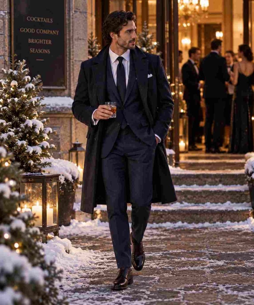 Navy Wool Suit