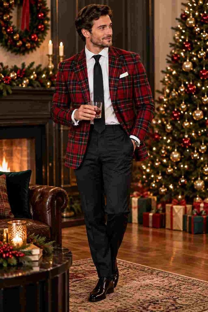 Red Tartan Blazer