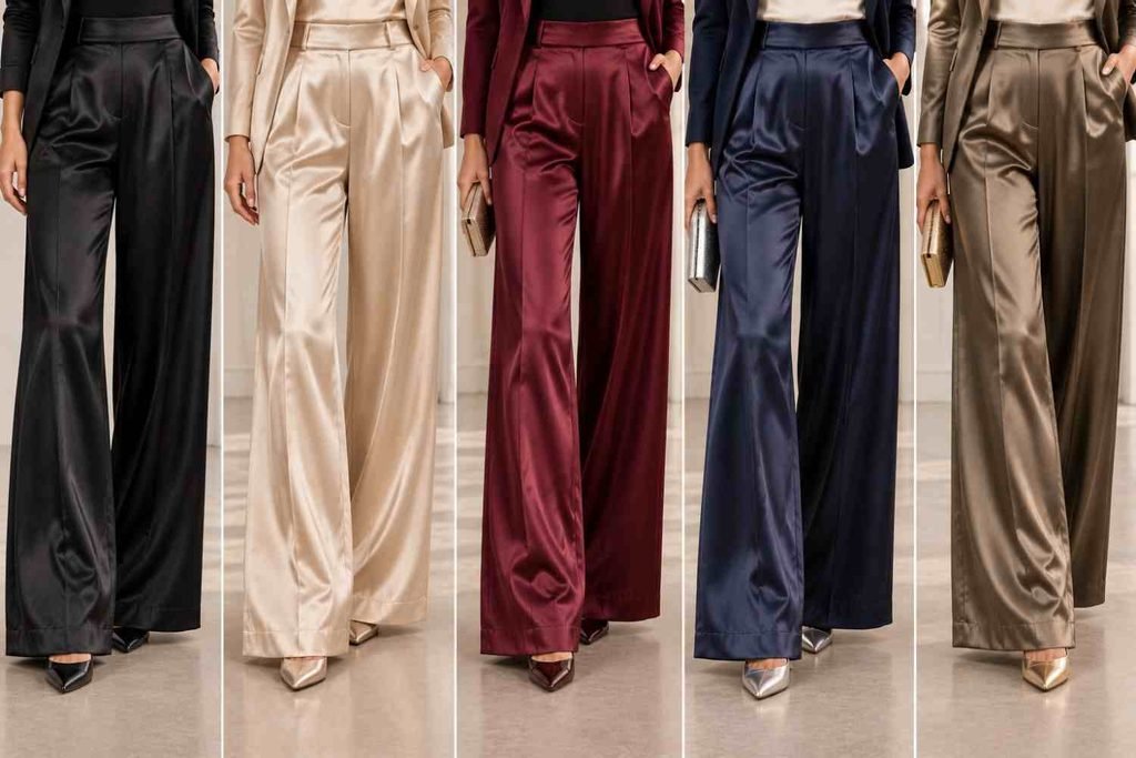 Satin trouser
