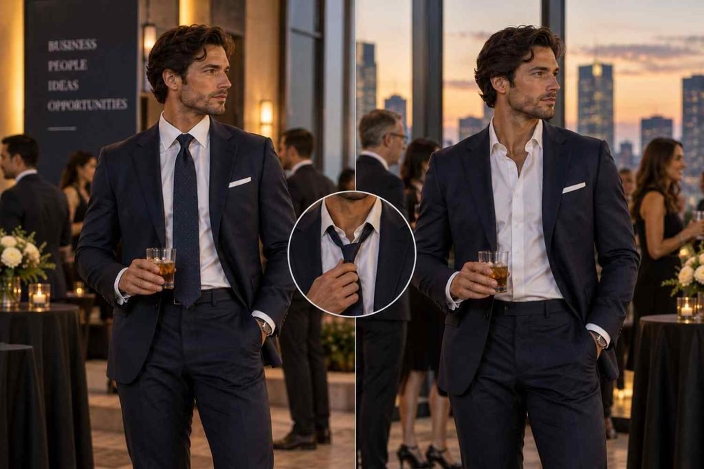 Tie or No Tie: Cocktail Networking Style


