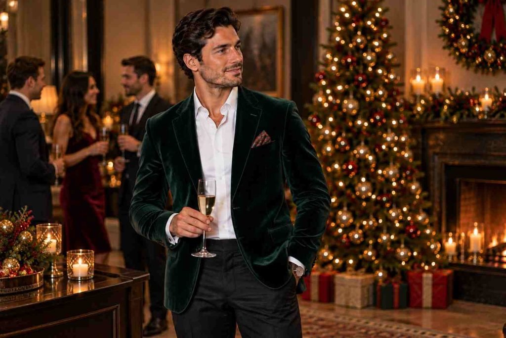 Velvet cocktail attire