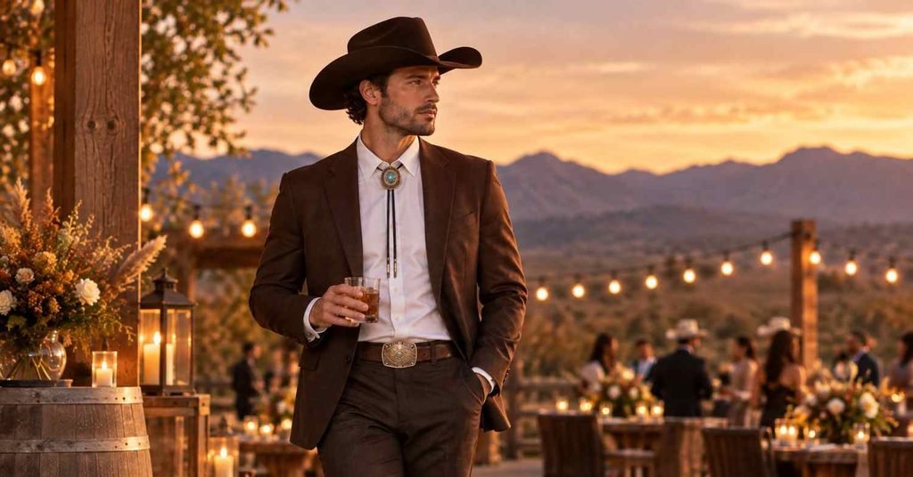 Western Cocktail Attire Men