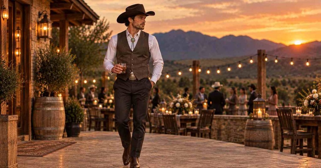 Western Suit With dress shirt