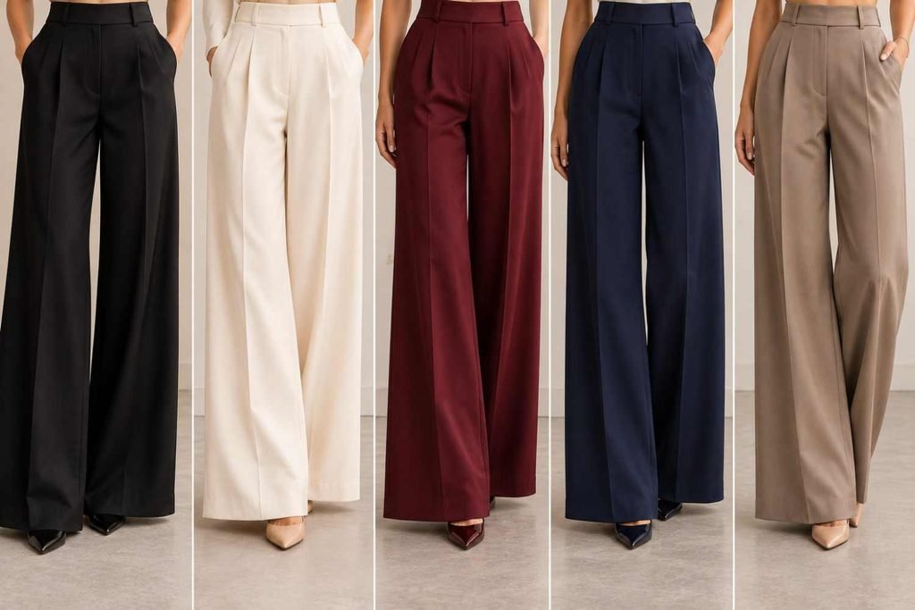 Wide-Leg Trousers 
