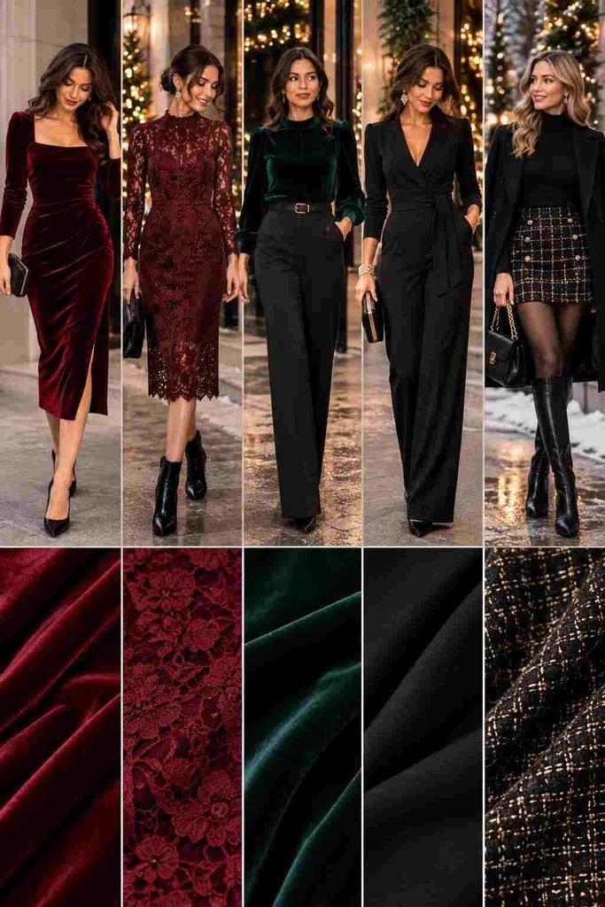 Winter Cocktail Fashion Montage