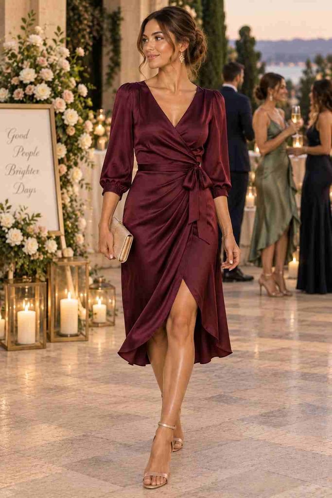 Wrap Cocktail Dress