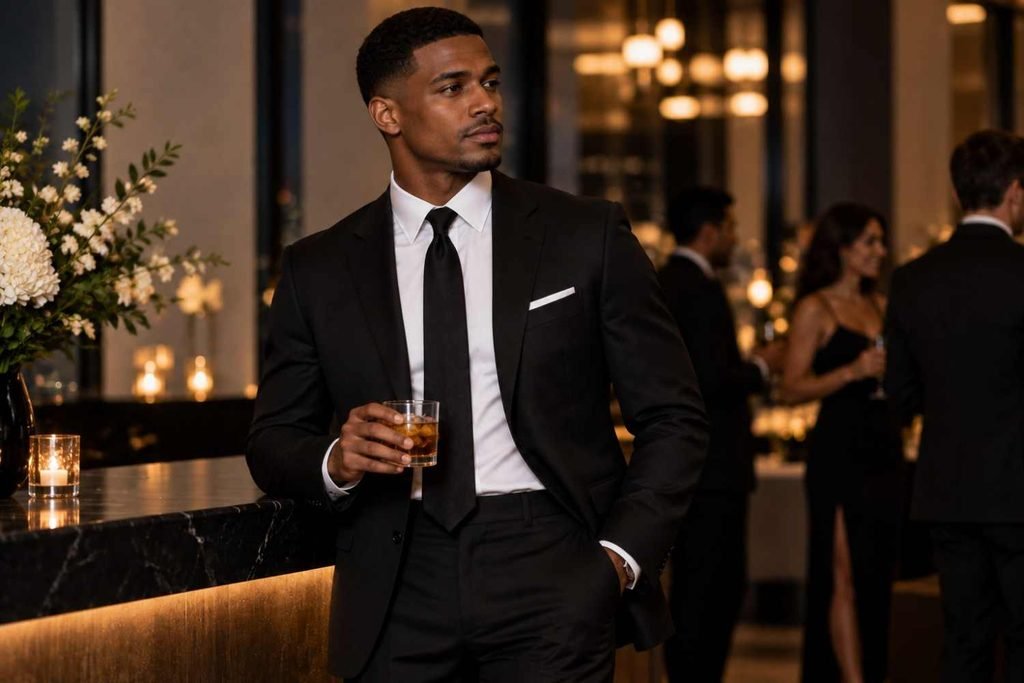 men black cocktail attire