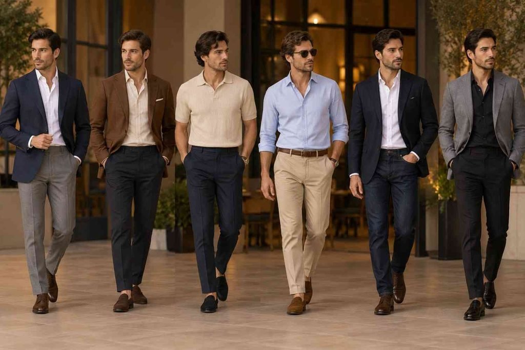 casual cocktail attire​ men
