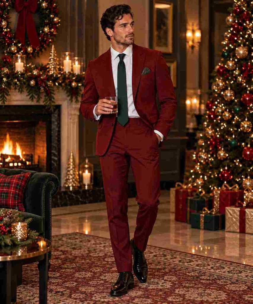 christmas cocktail attire men