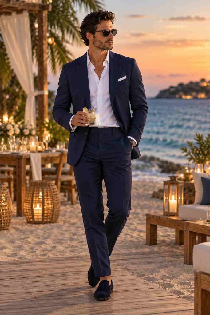 coastal cocktail attire for men