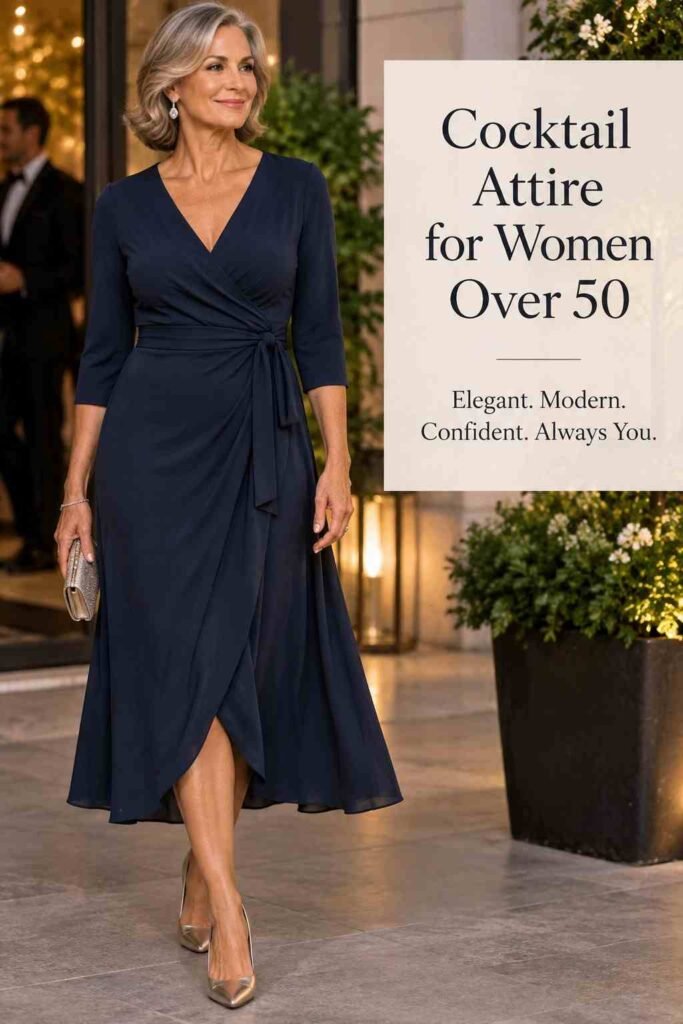 cocktail attire for women over 50​