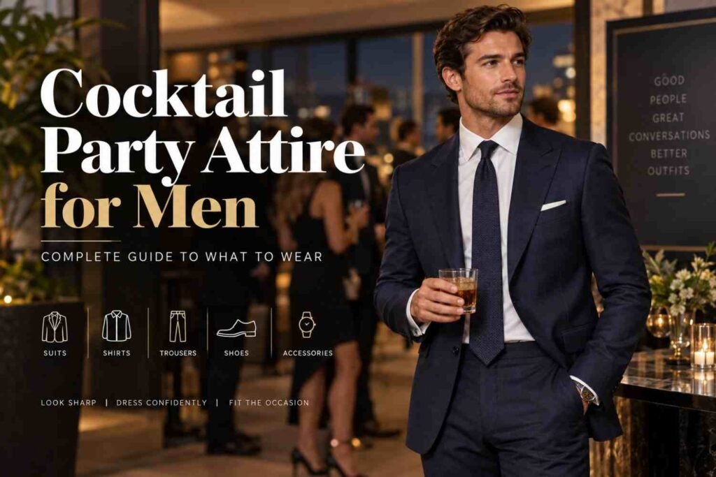 cocktail party attire for men
