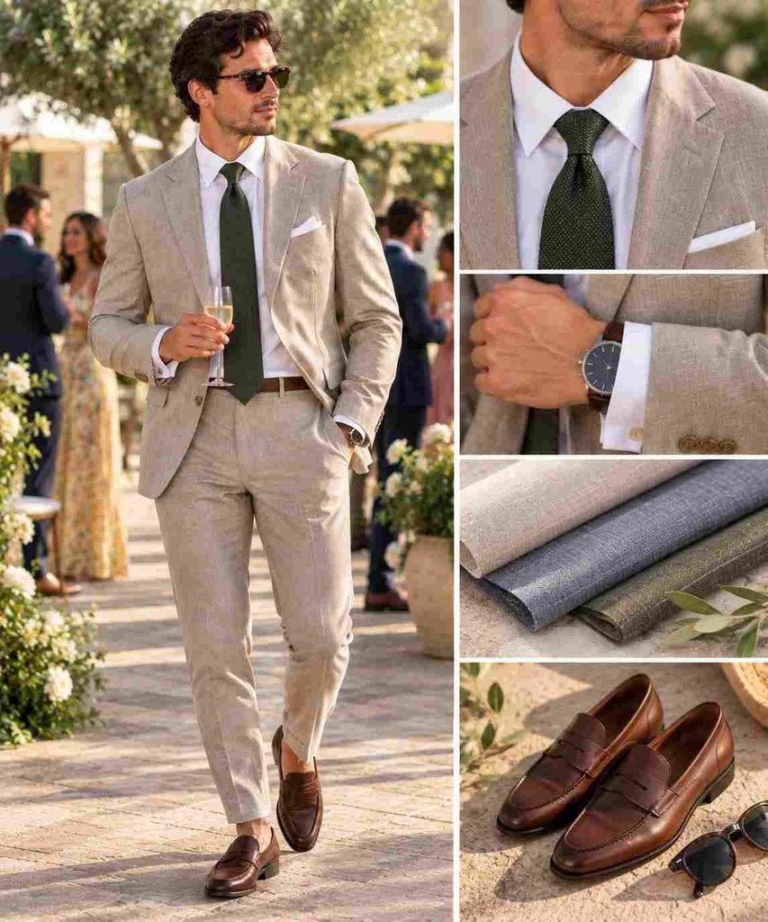 cockatil attire men wedding