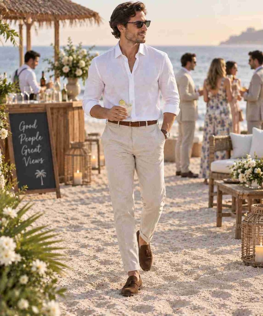 dress shirt cocktail attire men