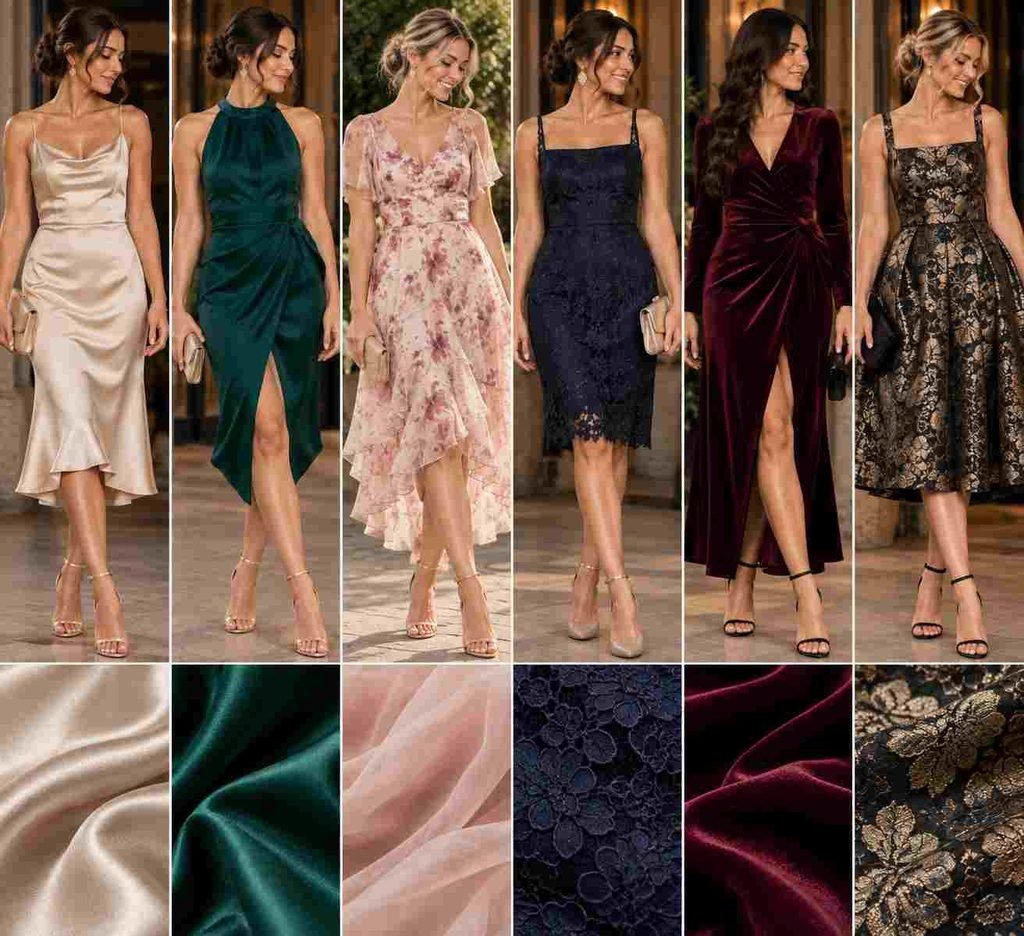 fabric for coktail attire for women