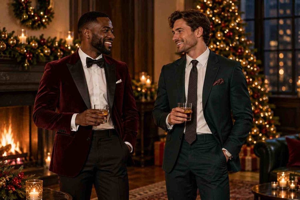 holiday cocktail attire for men