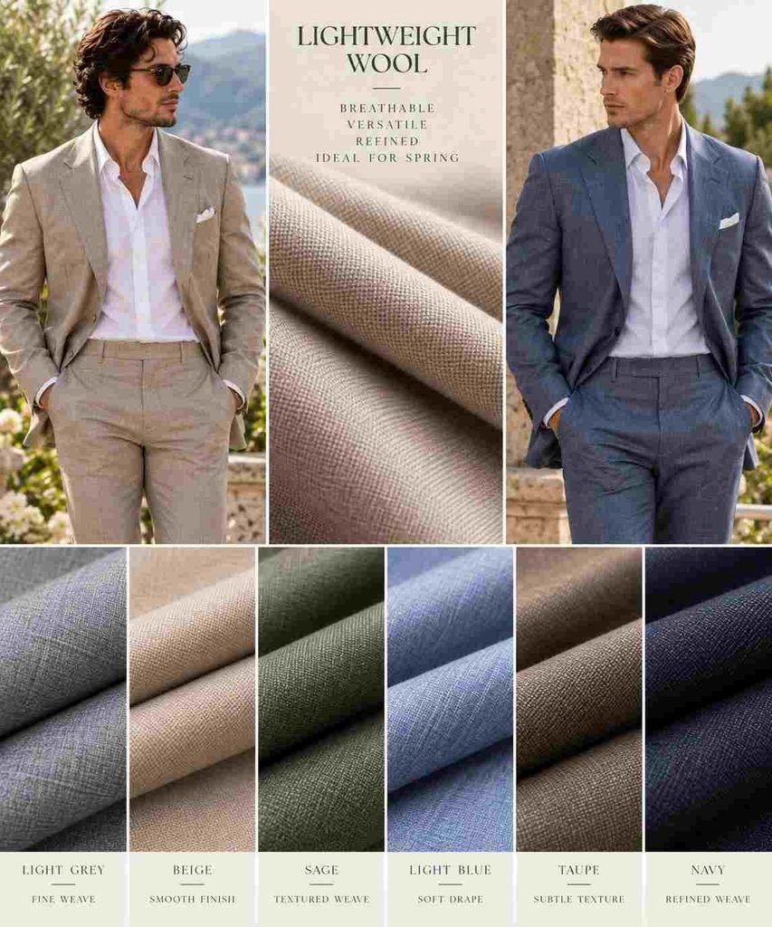 lightweight wool fabric
