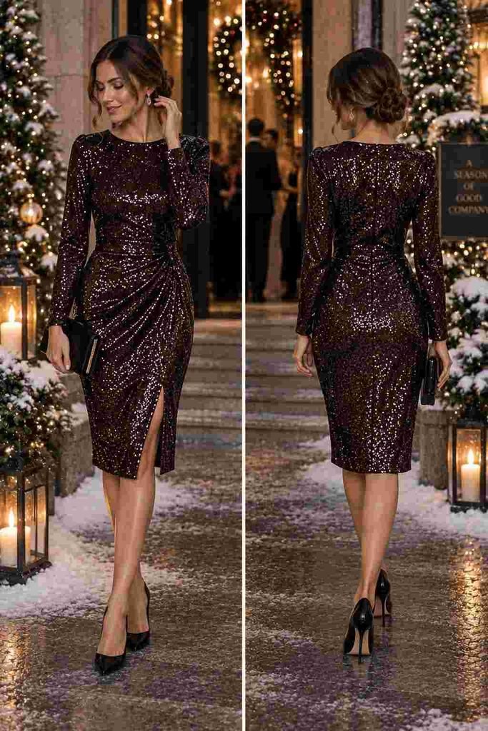 Sequin Cocktail Dress