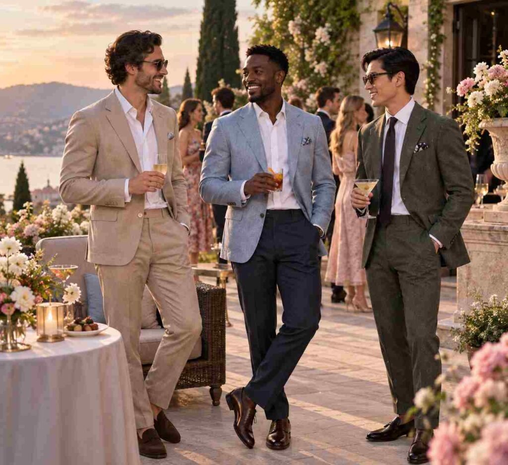 spring cocktail attire men