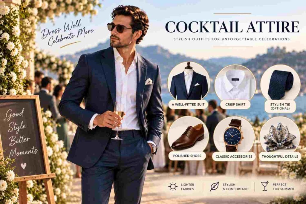 summer cocktail attire men​
