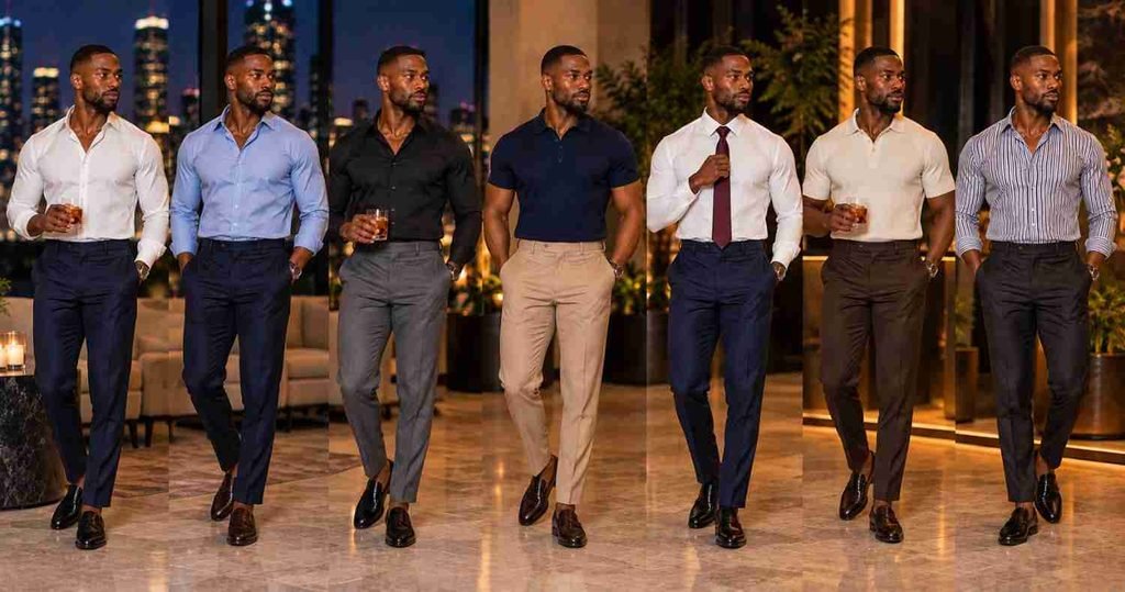 Best Trousers for No Jacket Cocktail Attire
