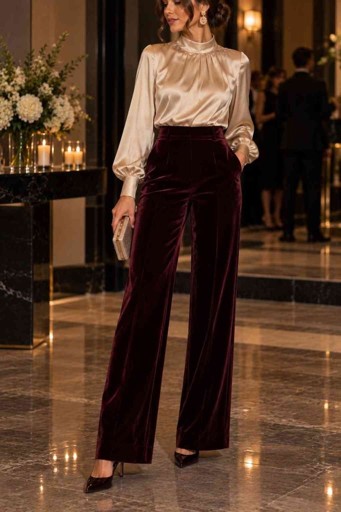 velvet pants