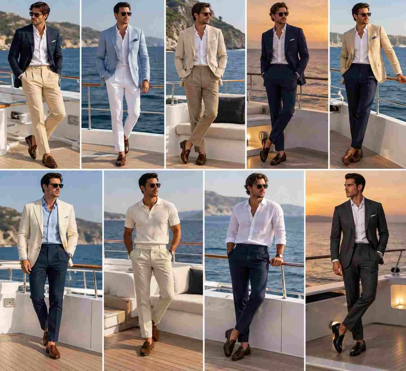 yacht cocktail attire for men
