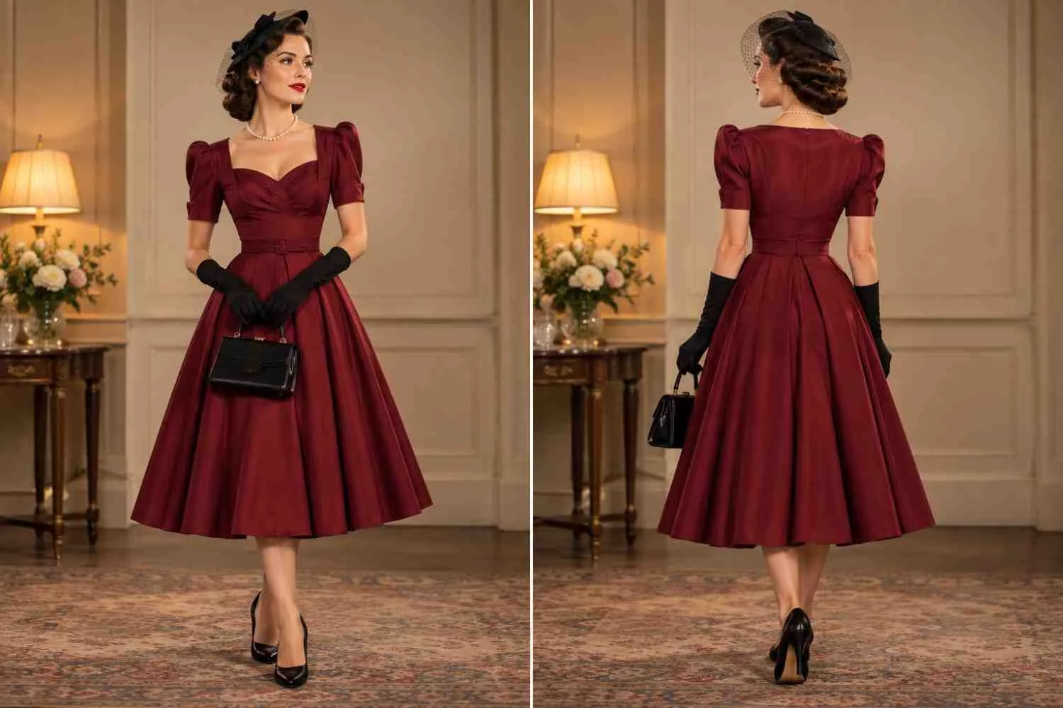 1940s cocktail attire women