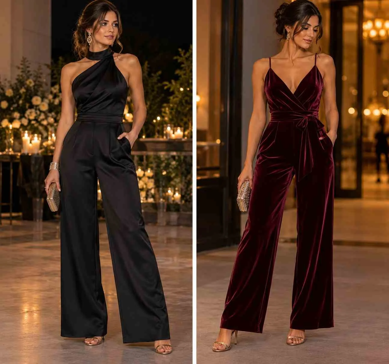 cocktail attire jumpsuit women
