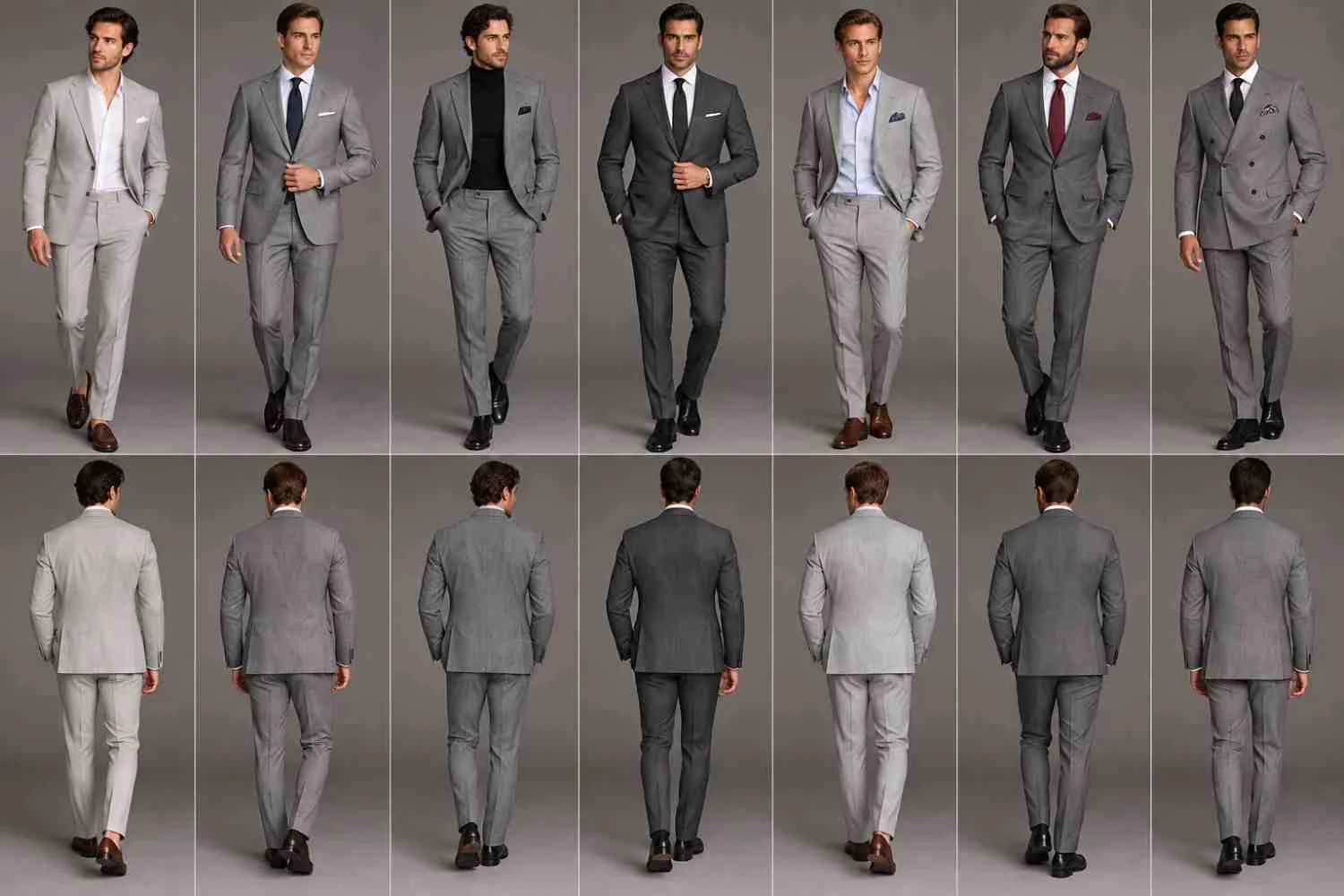 grey suit cocktail attire men