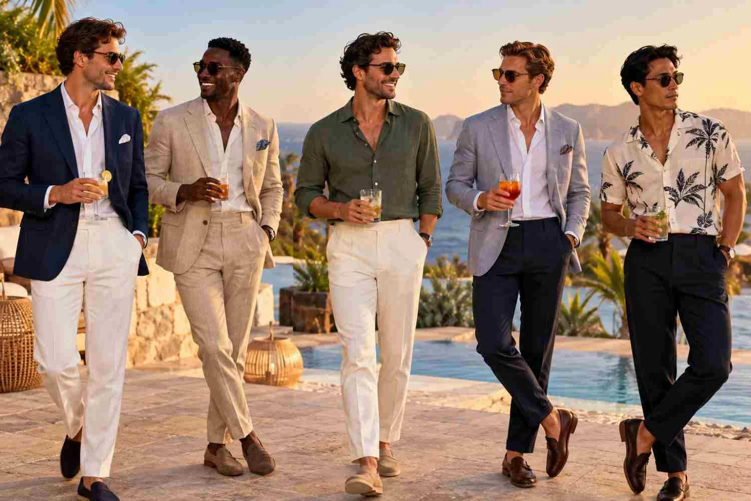 resort cocktail attire men