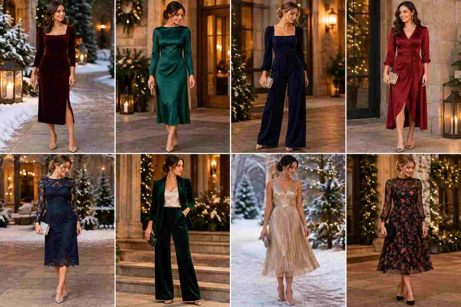 winter cocktail attire women wedding​
